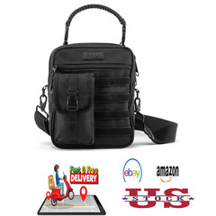 Tactical Messenger Bag Small Crossbody EDC CCW Pistol Mag Carrys Conceled
