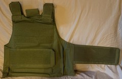 Tactical Modular Operator Soft Body Plate Carrier Rig Vest Green Military 🦅