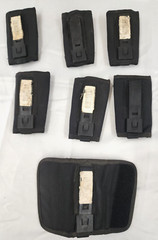 Unbranded Key Silencer Lot of 7 Black #CD942