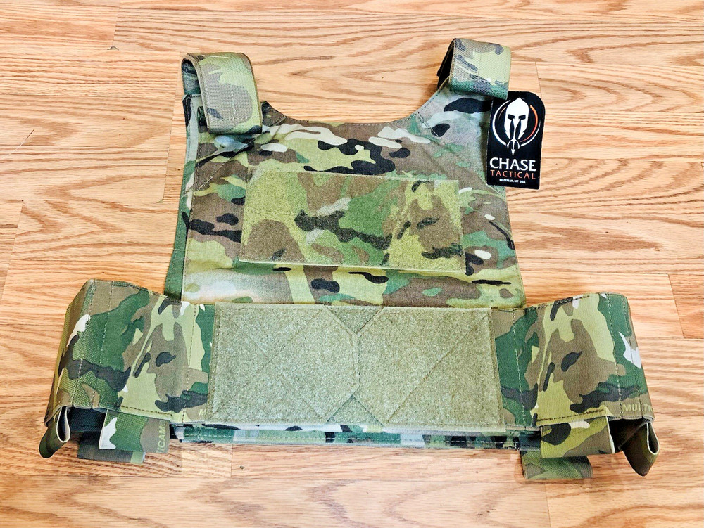 Chase Tactical Tactical Vest Low Visibility Plate Carrier Multicam 10LVPC-MC NEW