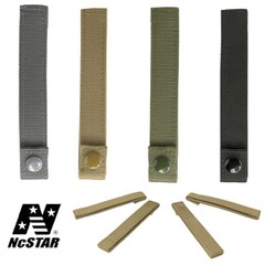 NcSTAR CVMS301 Tactical MOLLE PALS Modular Gear Pouch Straps 4 Pack 4″ or 6″