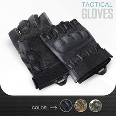 Tactical Shooting Fingerless Gloves Military Combat Training Half Finger Gloves