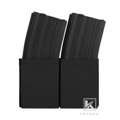KRYDEX Tactical 223/556 Double Magazine Pouch Holder Duty Belt/MOLLE Compatible