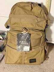Vintage Tac Force Utility Assault Pack Ranger Joe’s Hydration Bladder & Brush