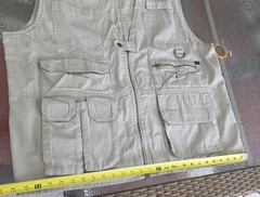 5.11 Tactical Series Tan Hunting Cargo Vest Men’s XXL NRA Logo 80001 Model