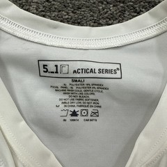 5.11 Tactical Womens Holster Shirt White Size Small 30012-010-S Tank Top Carry