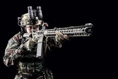 Lightweight Synthetic Leather Woodland Camo Gloves for Tactical & Mechanical Use