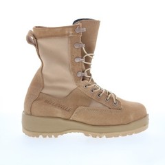 Belleville Waterproof Steel Toe Combat Boot Made In USA Mens Brown Boots