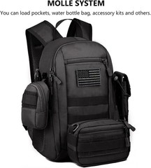 10L/20L Mini X-Small Tactical Backpack MOLLE Daypack Gear Pack Camping Bag wi…