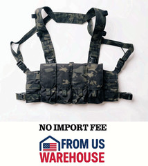 ✅ Onwaгd Research Recce Rig Multicam Black Tactical Chest Rig USA Made ✅