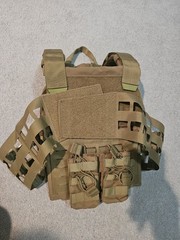 Tactical Combat Chest Rig Bag Front Pouch Protective Vest for Outdoor Sport