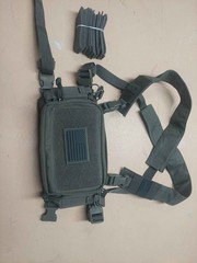 Tacticon Chest Rig, 3 Rifle Mag/2 Pistol Mag Pouch, Ranger Green