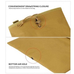 Tactical Molle Dump Pouch Drawstring Magazine Dump Bag Utility Belt Ammo Pouch