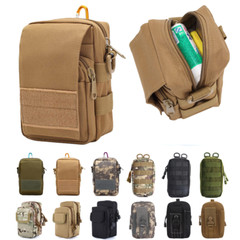 Tactical Molle Waist Bag Black EDC Utility Belt Pouch Fanny Pack Phone Pocket US
