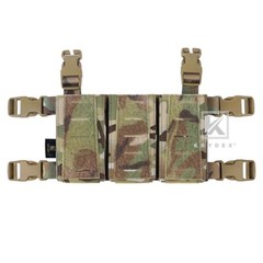 KRYDEX Triple .223 5.56 Magazine Pouch Tactical Placard with Kydex Insert Camo