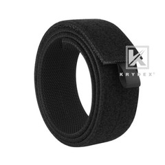 KRYDEX 1.75 in Duty Inner Belt Tactical EDC Waist Belt Nylon Black w/ Loop Liner