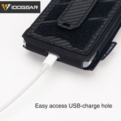 IDOGEAR TGS Tactical Phone Pouch 5.56 Mag Pouch Universal MOLLE Phone Case Gear