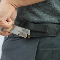 The ultimate Horizontal belt magazine carrier for concealed carry W/ strap