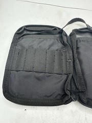 Blackhawk! Military black BDU pocket organizer Tactical w mesh, zipper, lanyard