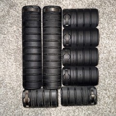 KAC Rib Rail Covers, Bundle, good condition. Lot. (6) 4 rib and (2) 11 rib