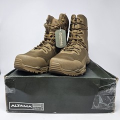 ALTAMA RAPTOR 8″ STEEL TOE Tactical Boots (Coyote) Mens Size 9.5R NEW IN BOX