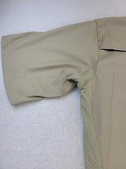 Vertx Pro Phantom Flex Short Sleeve Shirt Men’s Large in Beige Button Up NEW