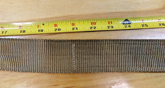 Tac Shield Belt Double Wall Webbing Coyote Brown Steel Buckle 1 3/4″ Wide Size S