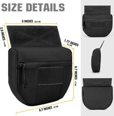 Outdoor Tactical Drop Dangler Pouch Sub Abdominal Carrying Quick Access Kit Bag