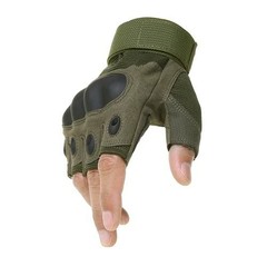 Tactical Fingerless Gloves for Men & Military Combat Shooting Half-Finger Gloves