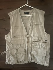 511 Tactical Series Vest Cotton Hunting Utility Conceal Carry Fishing Sz L READ