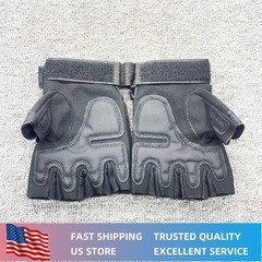 Tactical Half-Finger Gloves Fingerless Gloves for Men Military Combat Shooting
