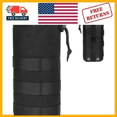 1000D Nylon MOLLE Compatible Tactical Water Bottle Pouch – Portable Gear Holder