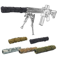 Tactical Suppressor Silencer Mirage Wrap Muffler Sleeve for Hunting Shooting US