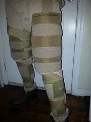 ballistic UPPER LEG body armor IIIA RARE NEW thigh armor GEN 2 (TAN)
