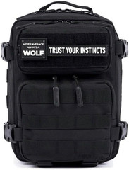 9L Mini Tactical Backpack (Alpha Black) | Compact, Small Everyday Carry Bag for