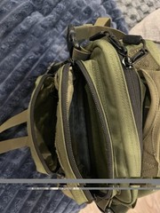WOLFpak Green Tactical Backpack MOLLE Zip Closure “Trust Your Instincts” Patch