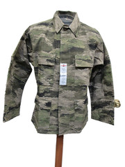 Tru Spec ATACS FG Camo BDU Shirt Combat Jacket 4 Pocket Poly/ Cotton Ripstop