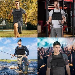 Tactical Chest Bag for Men Lightweight Outdoor Sport Vest Large Capacity Chest P