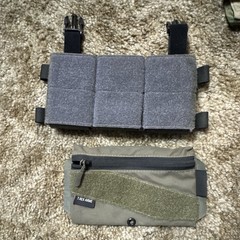 T-Rex Arms Kywi Triple Mag Placard 556 In Wolf Gray With Sticky Gp Pouch