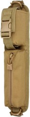 Lightweight Tactical Molle Pouch with Quick Release & Zippered Pocket in Khaki