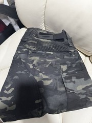 YEYHEV G3 Combat Camouflage Cargo Pants Black Cotton Blend 3XL Men