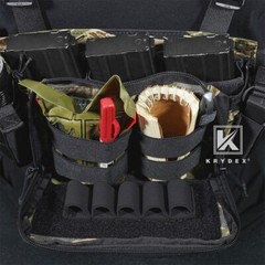 KRYDEX Tactical D3CR Chest Rig 5.56 7.62 Rifle Pistol Magazine Pouch Placard GT