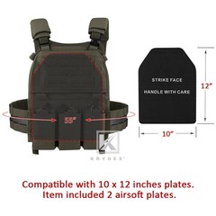 KRYDEX FCPC V5 Tactical Plate Carrier Lightweight Outdoor Combat Protective Vest