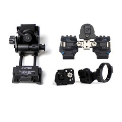 L4G24+RQE Dual Bridges NVG Mount /K-clip Adapter OSS Obverse Shoe Set Fit PVS14