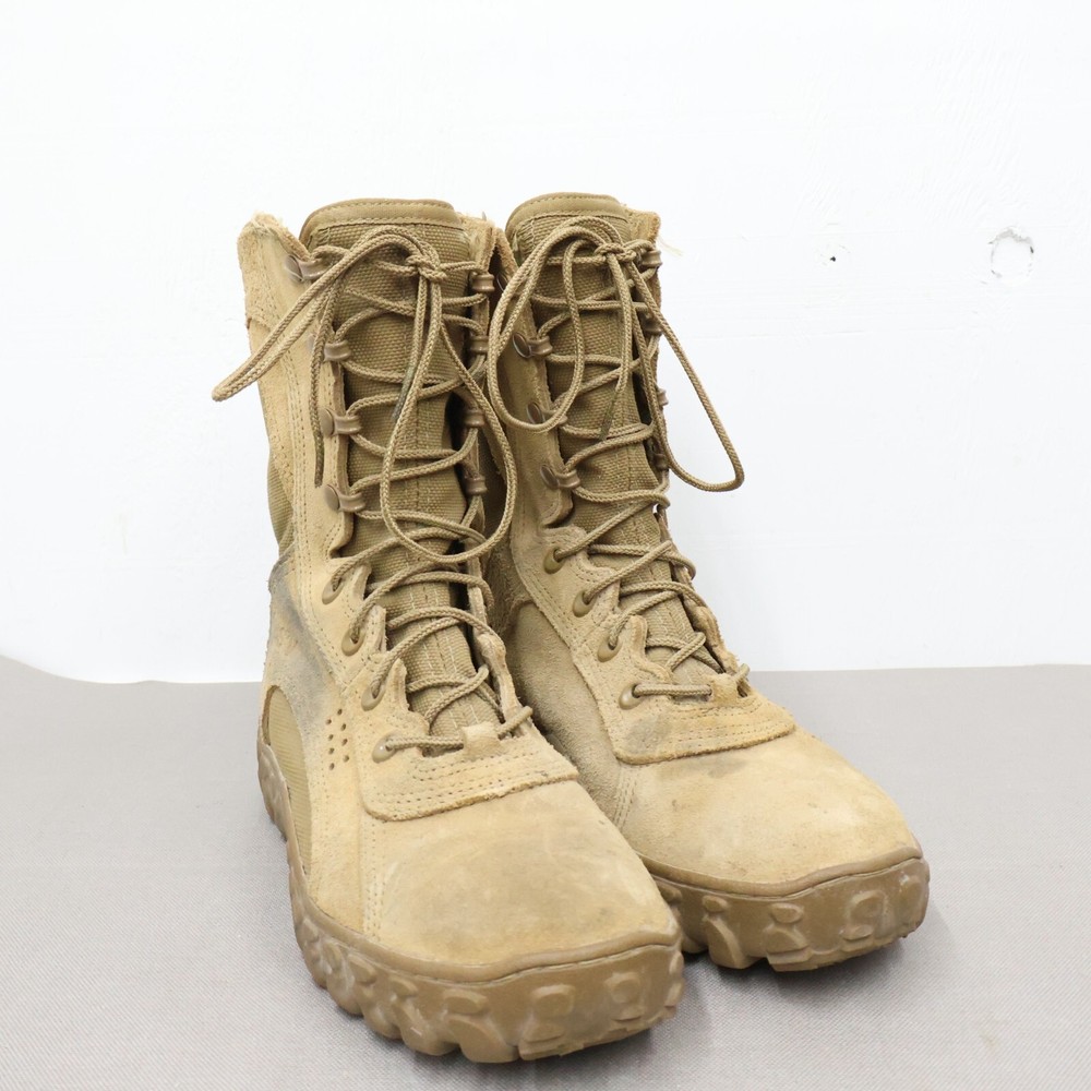 Rocky Tactical S2V Tactical Military Combat Boots Mens Size 6.5 Battle Worn