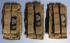 Tactical Assault Gear (TAG) 5.56/.223 Magazine Pouches, FDE/Khaki, New/Unused