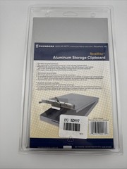 Saunders 00213 Redi-Rite Memo Size Aluminum Storage Clipboard Top Opening 6 x 10