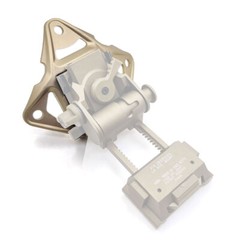 Aluminum 3-Hole NVG Shroud Helmet Mount MICH ACH ECH Fit Tactical Hunting
