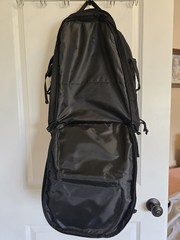Highland Tactical Black Nylon MOLLE Backpack Padded Adjustable Zip Buckle