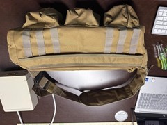 Coyote Brown Tactical MOLLE Gear Bag Hunting Range Shoulder Bag Nylon 7 Pockets